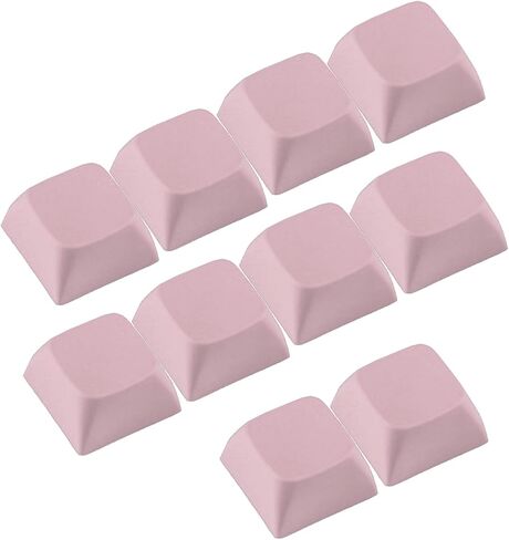 10PCs 1U XDA Profile Keycap Set Multi Color PBT Blank Keycaps Mechanical Keyboard Installation Stylish Keycaps in Kuwait