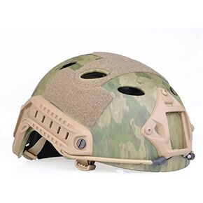 DLP Lightweight Tactical Bump Helmet – ImpaX Extreme High Cut Fast Helmet w/Enhanced Ventilation, OPS Core Style MICH/ACH Military Airsoft Helmet w/NVG Mount & Accessories in Saudi Arabia