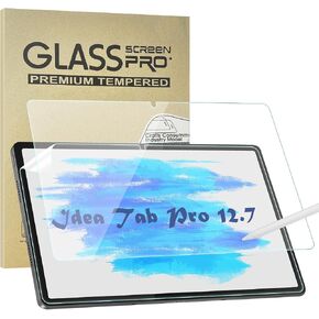 واقي شاشة مكون من قطعتين متوافق مع Lenovo Idea Tab Pro 12.7 بوصة 2025،1 واقي شاشة بملمس الورق + 1 واقي شاشة مقوى، [سهل التركيب] [خالٍ من الفقاعات] in Kuwait
