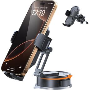 SUPERONE Magnetic Car Phone Holder for MagSafe,360° Vacuum Mount for iPhone in Kuwait
