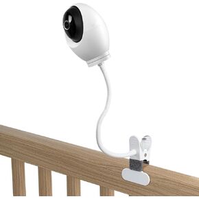 Clip Clamp Mount Compatible with TP-Link Tapo 4K Pan/Tilt Indoor Security Camera, Flexible Twist Gooseneck Mounting Bracket No Tools or Wall Damage Required (White) in Kuwait