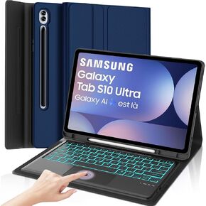 Case with Keyboard for Samsung Galaxy S10 Ultra/S9 Ultra/S8 Ultra 14.6 inch in Saudi Arabia
