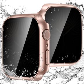 Waterproof Privacy Case for Apple Watch Screen Protector 40mm BlackBlack in Kuwait
