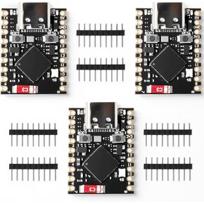 for ESP32-S3 Mini Development Board, Compact WiFi & Bluetooth IoT Module, 160MHz 32-Bit Processor, 2.4GHz Wireless, Low Power, Multiple GPIO Interfaces, Compatible with Arduino IDE (3 Pack) in Saudi Arabia