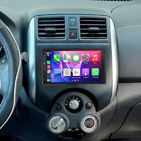2+32G Car Stereo for Nissan Versa 2012-2018 with Wireless CarPlay Android Auto, 7 Inch Android 13 Touchscreen Display Radio Player Audio Receivers Headunit with GPS Navigation SWC FM RDS Mirror Link in Saudi Arabia