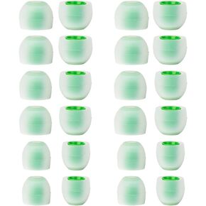 12 Pairs KBEAR 135 Silicone IEM Earbuds Ear Tips for KZ ZS12 Pro 2 (Black) in Saudi Arabia