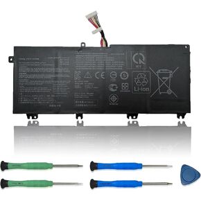 B41N1711 استبدال بطارية الكمبيوتر المحمول طويلة الخط لجهاز Asus ROG Strix GL503VD GL503VM GL703GE ZX63V PX705G Station 17 PX705GD TUF705DT PX705GM TUF Gaming FX705GM FX705GE Series 15.2V 64Wh 4110mAh in Kuwait