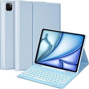 MMK for iPad Pro 12.9 Case with Keyboard-Pink in Saudi Arabia