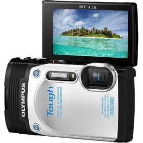 Olympus Stylus TG-850 IHS 16 MP Digital Camera (White) - International Version in Kuwait