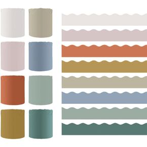 420ft，8 Rolls 2.24in x 52.5ft Boho Bulletin Board Borders in Kuwait