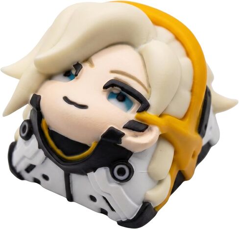 Overwatch Mercy Artisan Keycap, 4-Layer Epoxy 3D Resin, MX Fit in Kuwait