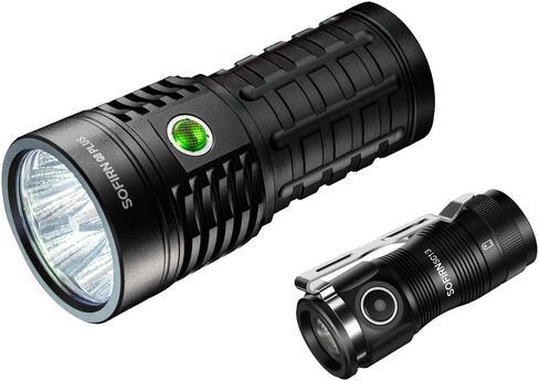 sofirn Q8 Plus Super Bright Flashlight max 16000 Lumens Bundle SC13 1300 LumensSmall Flashlight USB C Rechargeable in Saudi Arabia