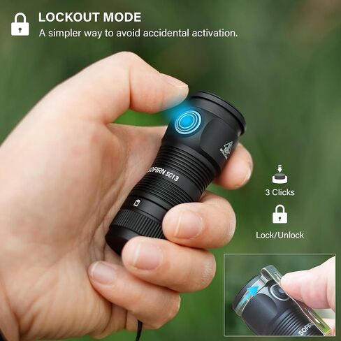 sofirn Q8 Plus Super Bright Flashlight max 16000 Lumens Bundle SC13 1300 LumensSmall Flashlight USB C Rechargeable in Saudi Arabia