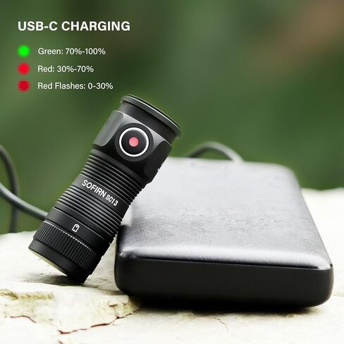 sofirn Q8 Plus Super Bright Flashlight max 16000 Lumens Bundle SC13 1300 LumensSmall Flashlight USB C Rechargeable in Saudi Arabia
