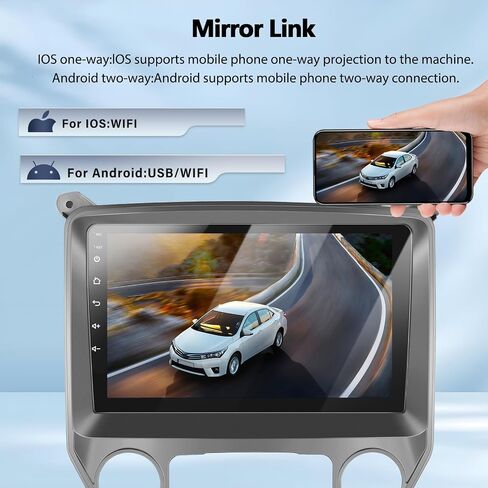 Android 15 4-Core 64G Car Stereo for Chevrolet Silverado GMC Sierra 2014-2018,Wireless CarPlay & Android Auto, 10.1" Touchscreen GPS Bluetooth Mirror Link FM Radio WiFi Backup Cam Mic SWC+Canbus in Kuwait