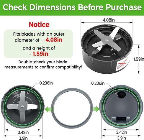 2Pcs Gaskets Replacement Rubber Seal Ring for Nutribullet Blender 600W 900W in Saudi Arabia
