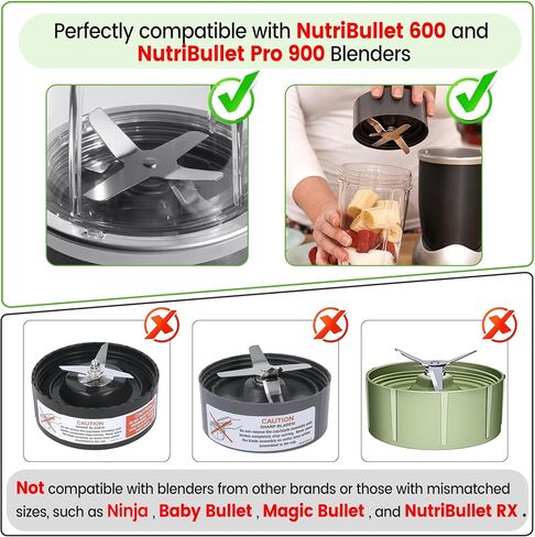 2Pcs Gaskets Replacement Rubber Seal Ring for Nutribullet Blender 600W 900W in Saudi Arabia