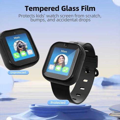 NewJourney 4 Pack Compatible with SyncUP Kids Watch 2 Screen Protector, High Definition, Anti-Scratch, Tempered Glass Film (4) in Saudi Arabia
