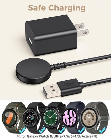 3.3FT for Samsung Galaxy Watch Charger Compatible with Watch 8/7/6/5/4/3 in Kuwait