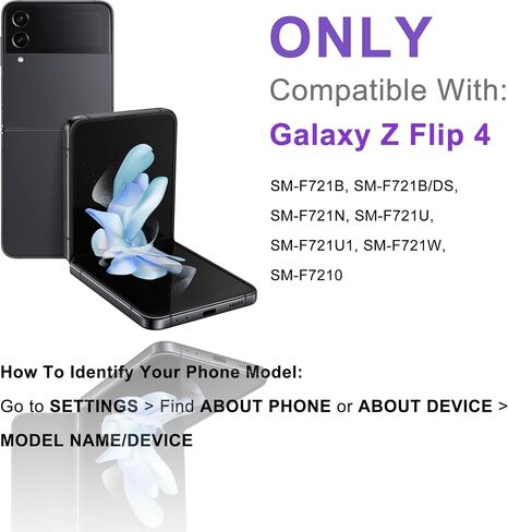 New Upgraded Battery Replacement EB-BF724ABY for Galaxy Z Flip 4 SM-F721B/U/U1/W (Upper Section), Includes Tools & Instruction in Saudi Arabia