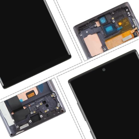 Screen Replacement for Samsung Galaxy Note 10 Black Frame,Incell in Kuwait