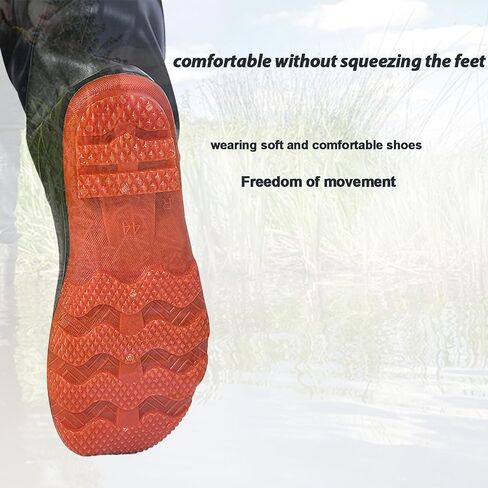 Fishing Waders for Men Women, Waterproof Waist Wader Pants with Boots in Kuwait