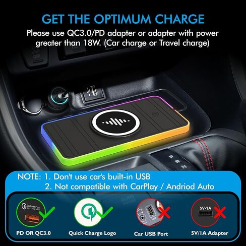 Magnetic Wireless Charger for iPhone 17/16/15/14/13/12 Series, Fast Wireless Charging Pad with Extension Cable, Portable Mag Safe Compatible Charger for Car, Desk & Travel, USB Magnetic Phone Charger in Kuwait