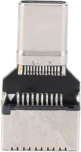 USB 3.0 Type C Adapter, 20Gbps Type C Male to E Female Adapter Compact Reliable for Computer Host Case in Saudi Arabia