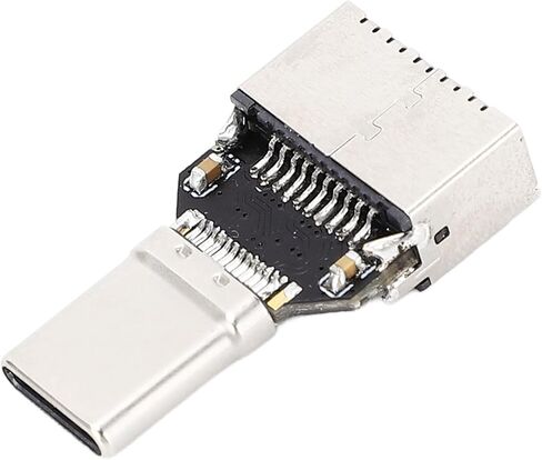 USB 3.0 Type C Adapter, 20Gbps Type C Male to E Female Adapter Compact Reliable for Computer Host Case in Saudi Arabia