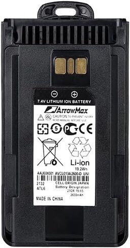 Arrowmax AVCL0134-2600-D Battery Compatible with Motorola Vertex Standard VX-450 VX-451 VX-454 VX-459 EVX-261 VX-261 VX-264 EVX-530 EVX-531 EVX-534 EVX-539 in Kuwait