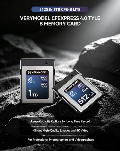 980GB CFexpress 4.0 Type B Card, 3000/3000MB/s R/W, 8K RAW Video in Saudi Arabia