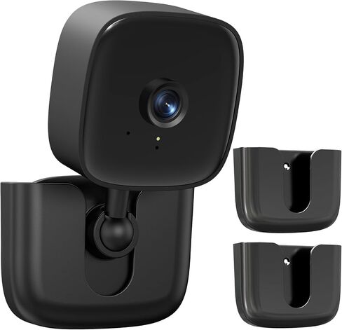 Introducing Adhesive Camera Mount,Fit for Tapo Link Indoor Security Camera C100 /C110,No Drill No Screw Mounting Bracket,No Damage to House Mount Holder,Black,2Pack (Cameras NOT Included) in Saudi Arabia
