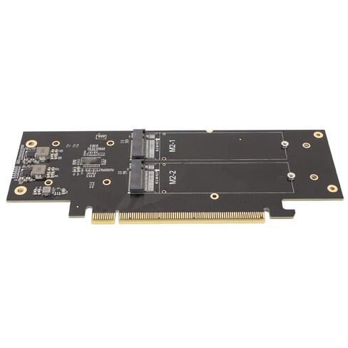 4 Port NVMe M.2 to PCIe x16 Adapter Card, Quad 2280 SSD Expansion Card, Full Speed Data Storage for Data Collection, Video Editing in Saudi Arabia