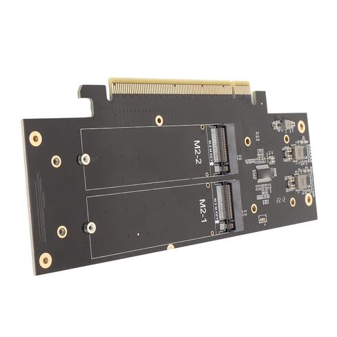 4 Port NVMe M.2 to PCIe x16 Adapter Card, Quad 2280 SSD Expansion Card, Full Speed Data Storage for Data Collection, Video Editing in Saudi Arabia