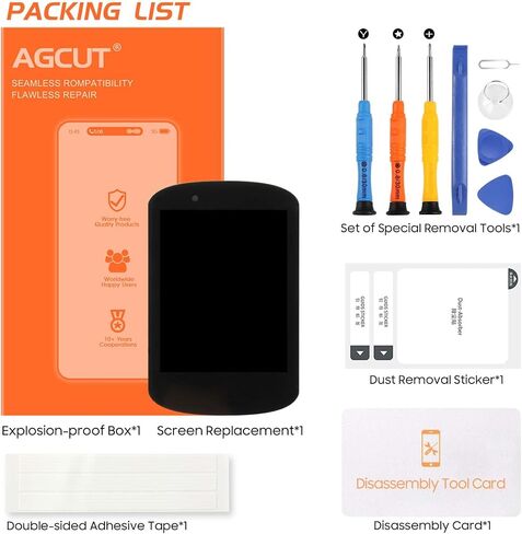 for Garmin Edge 530 Screen Replacement for Garmin Edge 530 LCD Display Touch Digitizer Assembly Repair Parts in Saudi Arabia