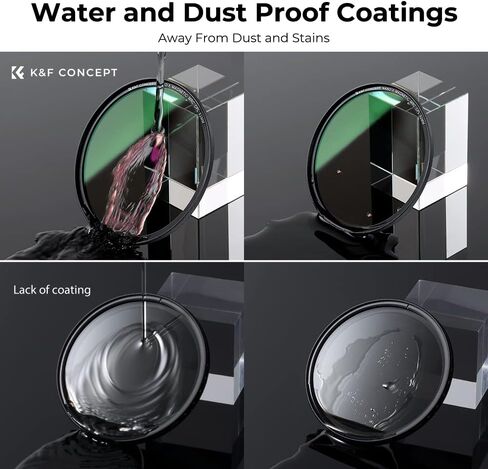 K&F CONCEPT 95mm Magnetic MCUV CPL Fixed ND1000 Lens Filters Kit in Saudi Arabia