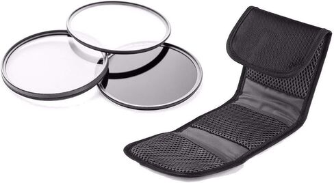 High Grade Multi-Coated, Multi-Threaded, 3 Piece Lens Filter Kit Compatible with Panasonic HC-X1200 in Saudi Arabia
