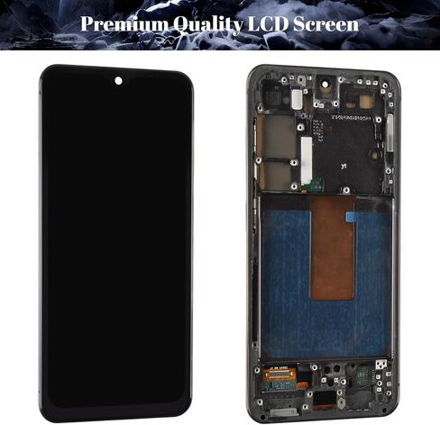 SRJTEK Incell for Samsung S23 5G Screen Replacement for Samsung S23 SM-S911U S911A S911W Display Digitizer Touch Screen Assembly (with Frame) (Black) in Saudi Arabia