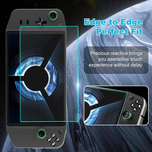 RGEEK 3-Pack Legion Go Screen Protector, Ultra HD Glass Protector 9H Hardness with Easy Install Frame Scratch Resistant Tempered Glass for Lenovo Legion Go, Come with Toolkits in Kuwait