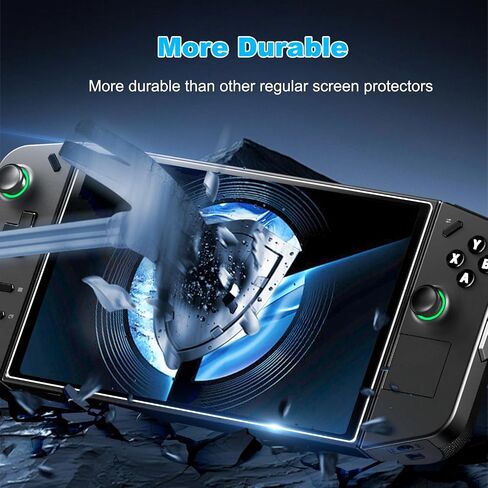 RGEEK 3-Pack Legion Go Screen Protector, Ultra HD Glass Protector 9H Hardness with Easy Install Frame Scratch Resistant Tempered Glass for Lenovo Legion Go, Come with Toolkits in Kuwait