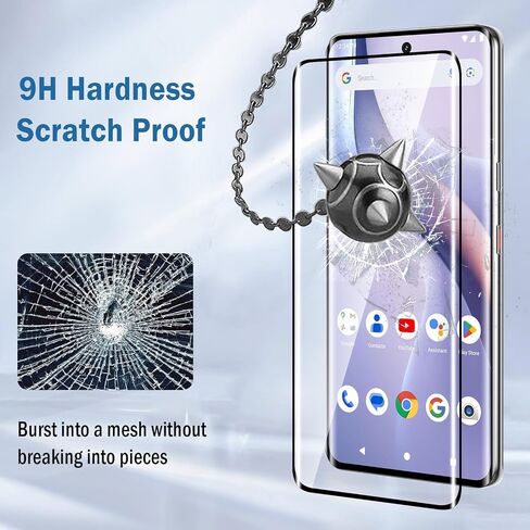 2 Pack 3D Compatible with BLU Bold N4 5G Screen Protector,3D Full Coverage 9H Tempered Glass Film,HD Clear Scratch Resistant,Bubble-Free for BLU Bold N4 5G Screen Protector in Saudi Arabia