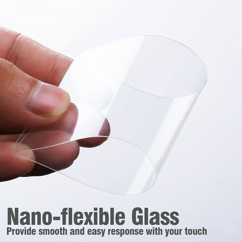 4 Pcs Flexible Nano Glass Screen Protector Compatible with Tandem tSlim X2 Insulin Pumps, Anti Scratch & Anti Fingerprint in Kuwait