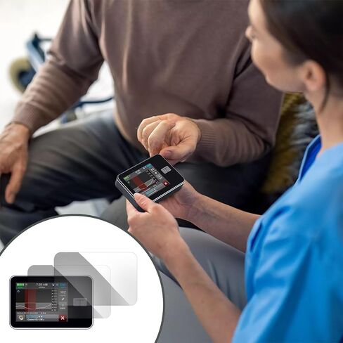 4 Pcs Flexible Nano Glass Screen Protector Compatible with Tandem tSlim X2 Insulin Pumps, Anti Scratch & Anti Fingerprint in Kuwait