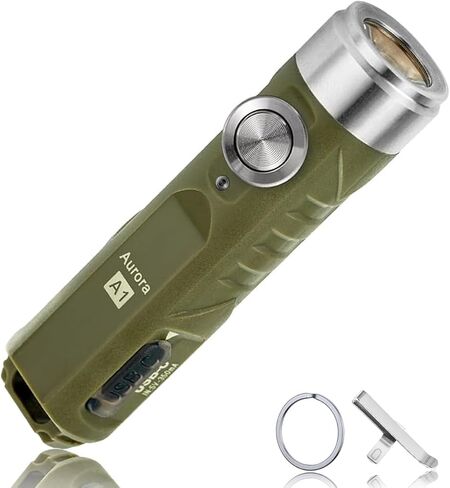 RovyVon Aurora A1 G4 Rechargeable Keychain Flashlight 650LMS Super Bright in Saudi Arabia