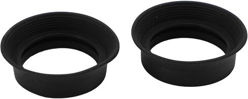 2pcs Scope Eyepiece Eyecup Foldable Eyepiece Cover Guard Cup Soft Rubber 30mm ID Light Blocking Eye Relief for 28-32mm Microscope Monocular Binocular in Saudi Arabia