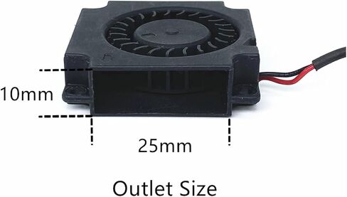 BFB03505LA 3510 5V 0.08A 3.5CM 35MM Blower Laptop Fan Turbo Centrifugal Notebook Cooling 2pin in Kuwait