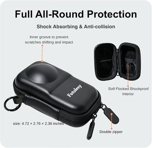 Case for Insta360 X6, fits Original Lens Cap/Lens Guard in Saudi Arabia