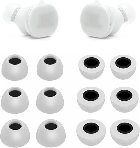 Foam Eartips Compatible with JBL Endurance Race 2 Earbuds, 6 Pairs S/M/L Sizes Memory Foam Ear Tips Replacement Tips, Compatible with JBL Endurance Race 2 6 Pairs Black in Saudi Arabia