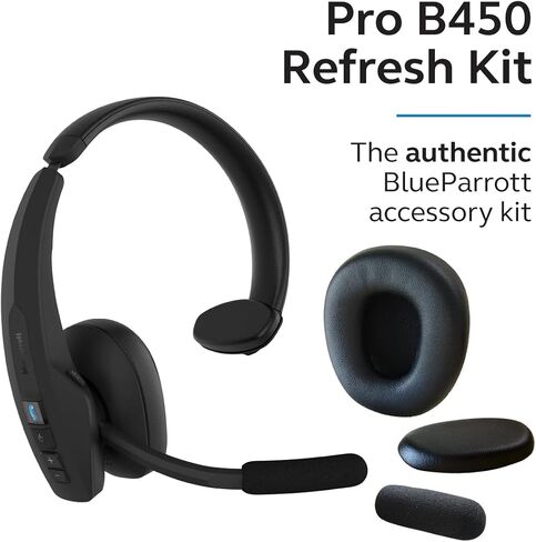BlueParrott Pro B450 Refresh Kit, Replacement Ear Cushion & T-Bar Pad in Saudi Arabia