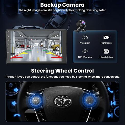 4G+64G Android 13 Wireless CarPlay Car Stereo Radio for Toyota Prius C 2012 2013 2014, 9'' HD Touch Screen Head Unit Compatible with Android Auto, Backup Camera, Mirror Link, GPS, WiFi, FM RDS in Saudi Arabia